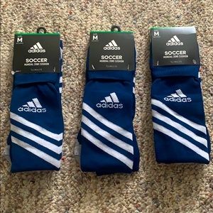 BUNDLED 3 Pairs Of Adidas Cushion Soccer Socks